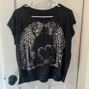 All saints cheetah love tee